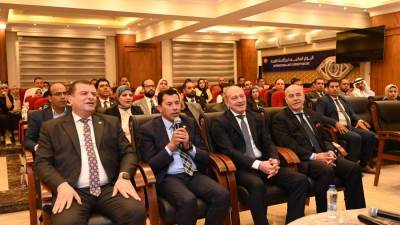 وزير الرياضة يشهد فعاليات الدورة التدريبية في مجال مكافحة الفساد