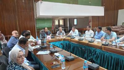 على سعد يتفقد المشروعات الجارية ..ويجتمع بمسئولي الجهاز