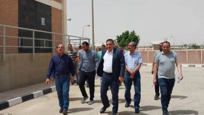 أشرف فتحي يتفقد محطات الصرف الصحي ورافع مياه للشرب بمدينة بدر