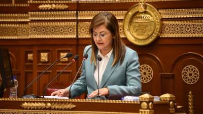 وزيرة التخطيط تلقي بيان مشروع خطة التنمية الاقتصادية والاجتماعية أمام مجلس الشيوخ
