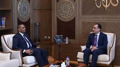 رئيس الوزراء يستقبل سفير جمهورية الصومال الفيدرالية بالقاهرة