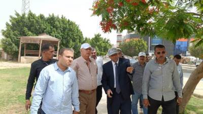 رئيس جهاز الشروق يتفقد منطقة الرابية المضافة للمدينة