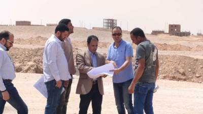 ياسر عبدالله: دفع العمل بمشروع ترفيق أراضي الإسكان المتوسط بأسيوط الجديدة