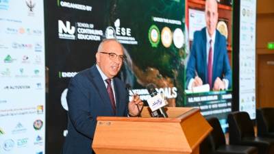 وزير الري يشارك في فعاليات "المؤتمر الدولى للمناخ والبيئة"