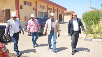 أمين غنيم يزور مدينة سوهاج الجديدة ويتابع سير العمل وموقف الخدمات المقدمة للمواطنين