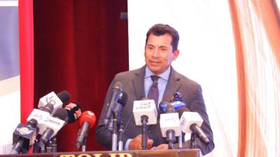 صبحي يشهد المؤتمر الصحفي للإعلان عن الراعي الطبي للبعثة الأولمبية المصرية باريس 2024