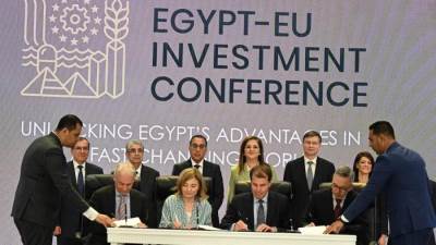 رئيس الوزراء يشهد توقيع اتفاقية لإنتاج الأمونيا الخضراء بدمياط