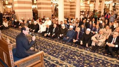 وزير الأوقاف ومحافظ القاهرة ووكيل الأزهر الشريف يشهدون احتفال وزارة الأوقـاف بالهجرة النبوية