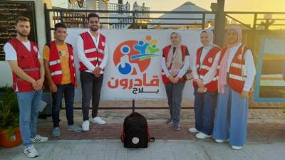 انطلاق مبادرة الهلال الأحمرالمصرى «صيف آمن » بشاطىء قادرون بدمياط الجديدة 