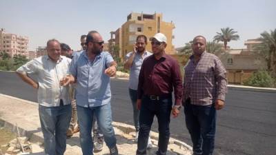 رئيس جهاز 15 مايو يتفقد أعمال رفع كفاءة الطريق الرابط بين الأوتوستراد والإسكان الاجتماعي 