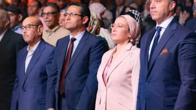 وزيرة البيئة تشارك فى حفل تسليم جائزة الصحافة المصرية