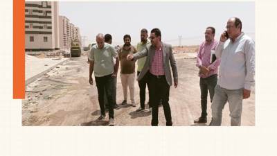 رئيس جهاز العبور الجديدة يتابع سرعة إنجاز المشروعات القومية بالمدينة