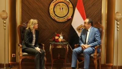 زير قطاع الأعمال العام يبحث مع سفيرة النرويج بالقاهرة تعزيز التعاون