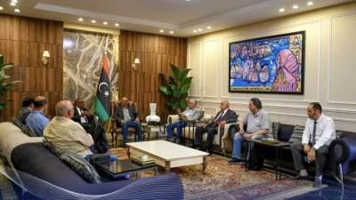 «لقاء بحث التعاون المصري في إعمار ليبيا».. وزير الإسكان الليبي يستقبل نائب وزير الإسكان المصري لبحث سبل التعاون