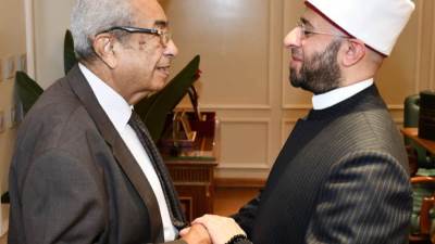 وزير الأوقاف يستقبل وفد هيئة الأوقاف القبطية