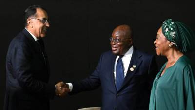 رئيس الوزراء يلتقي رئيس جمهورية غانا