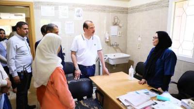 نائب وزير الصحة يتفقد عدد من وحدات الرعاية الأساسية بمحافظة سوهاج