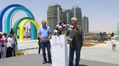 وزير التعليم العالي يتفقد مهرجان "العالم علمين"