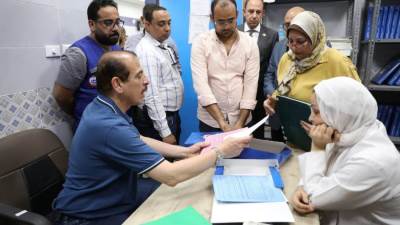 نائب وزير الصحة يتفقد مراكز طب الأسرة بديروط