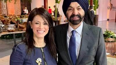 رئيس البنك الدولي يُهنئ رانيا المشاط عقب توليها حقيبتي التخطيط والتعاون الدولي