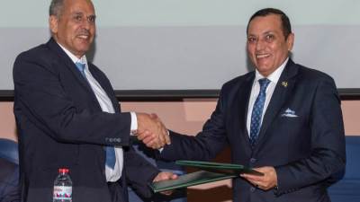 الريف المصرى توقع مذكرة تفاهم مع قسم هندسة التشييد بالجامعة المصرية الروسية