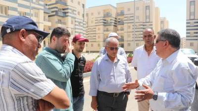 رئيس جهاز السادات يتفقد المشروعات الجاري تنفيذها بقطاعات الطرق والمرافق والإسكان