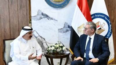 وزير البترول يلتقي بعدد من رؤساء الشركات العاملة في مصر