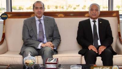 وزير الشئون النيابية والقانونية يستقبل رئيس هيئة النيابة الإدارية