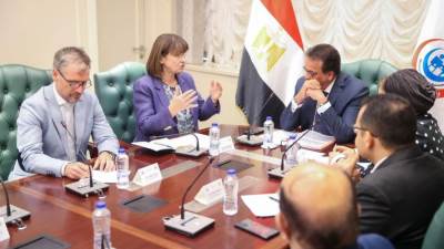 وزير الصحة يناقش مع المنسق المقيم للأمم المتحدة التعاون المشترك