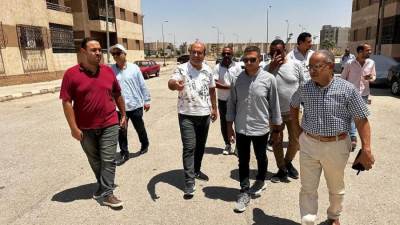 "محمد عبد الله" يوجه برفع المخلفات وتكثيف النظافة بمشروع ٢٦٦ و١١٨٥ و٤٧ عمارة 