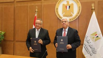 وزير التعليم العالي ومدير مكتبة الإسكندرية يفتتحان سفارة المعرفة بالمكتب الثقافي المصري بواشنطن