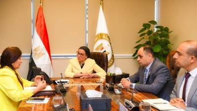 وزيرة البيئة تلتقي عدداً من أعضاء مجلس النواب
