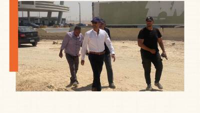عبد الرؤوف الغيطي يتفقد مشروعات الطرق والمرافق بمناطق الامتداد الجنوبي بالقاهرة الجديدة