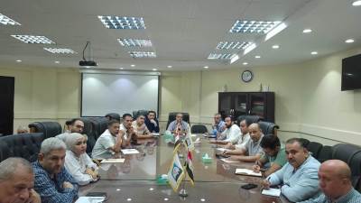 رئيس جهاز مدينة بدر يلتقي عدداً من سكان وقاطني المدينة