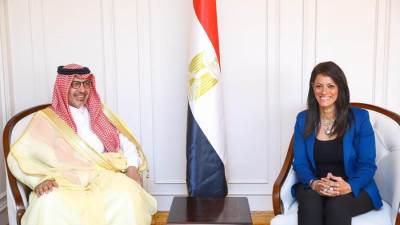 وزيرة التخطيط والتعاون الدولي تستقبل سفير المملكة العربية السعودية
