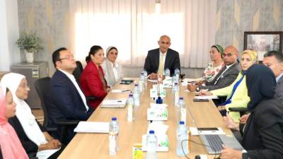 وزير التربية والتعليم يترأس اجتماع وحدة ادارة المدارس المصرية اليابانية