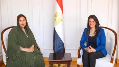 وزيرة التخطيط والتعاون الدولي تلتقي سفيرة دولة الإمارات العربية المتحدة