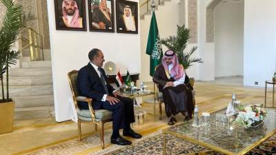 وزير الخارجية والهجرة يعقد جلسة مباحثات مع نظيره السعودي بالرياض