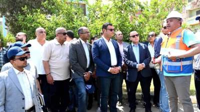 وزير الإسكان ومحافظ كفر الشيخ يتفقدان سير العمل بمحطة مياه دسوق