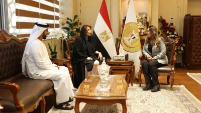 وزيرة التنمية المحلية تستقبل سفيرة دولة الإمارات لبحث مجالات التعاون المشترك