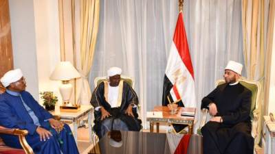 وزير الأوقاف يلتقي وزير الأوقاف والإرشاد بدولة السودان الشقيقة