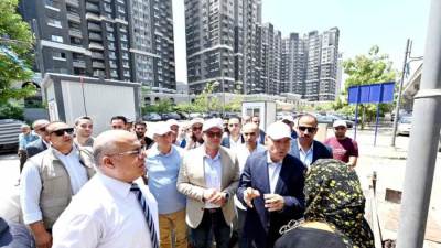 وزير الإسكان ومحافظ القاهرة يتفقدان سير العمل بمشروع منطقة مثلث ماسبيرو
