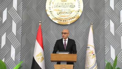 وزير التربية والتعليم والتعليم الفنى يلتقى نظيره اليوناني لبحث تعزيز أوجه التعاون