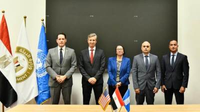 وزيرة البيئة تشهد توقيع مشروع مبادرة البحر الأحمر المصرية بالشراكة مع برنامج الأمم المتحدة الإنمائي