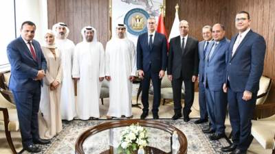 وزير البترول يستقبل وفداً من شركة مبادلة الإماراتية للطاقة