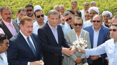 وزير الزراعة يفتتح موسم جني القطن في محافظة المنوفية