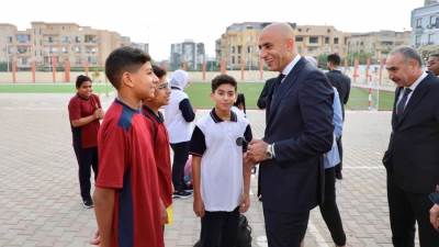وزير التعليم يجري زيارة لمدرسة النيل الدولية بالشيخ زايد