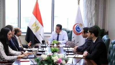 وزير الصحة يستقبل الوزير المفوض المرشح قنصلًا عامًا لمصر ببورتسودان