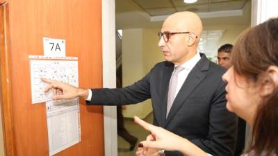 وزير التربية والتعليم يجري زيارة لمدرسة النيل الدولية فرع أكتوبر