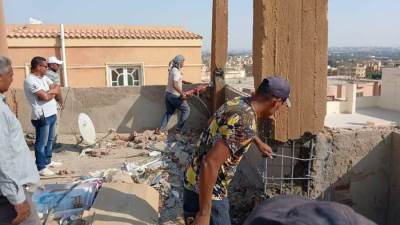 حملات مكبرة لإزالة مخالفات البناء والأنشطة المخالفة بمدن 6 أكتوبر والشيخ زايد